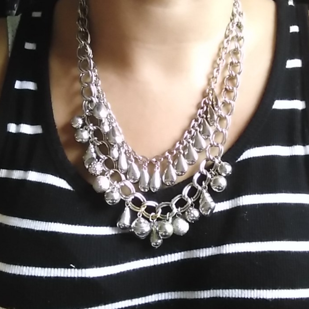 Silver Statement Necklace